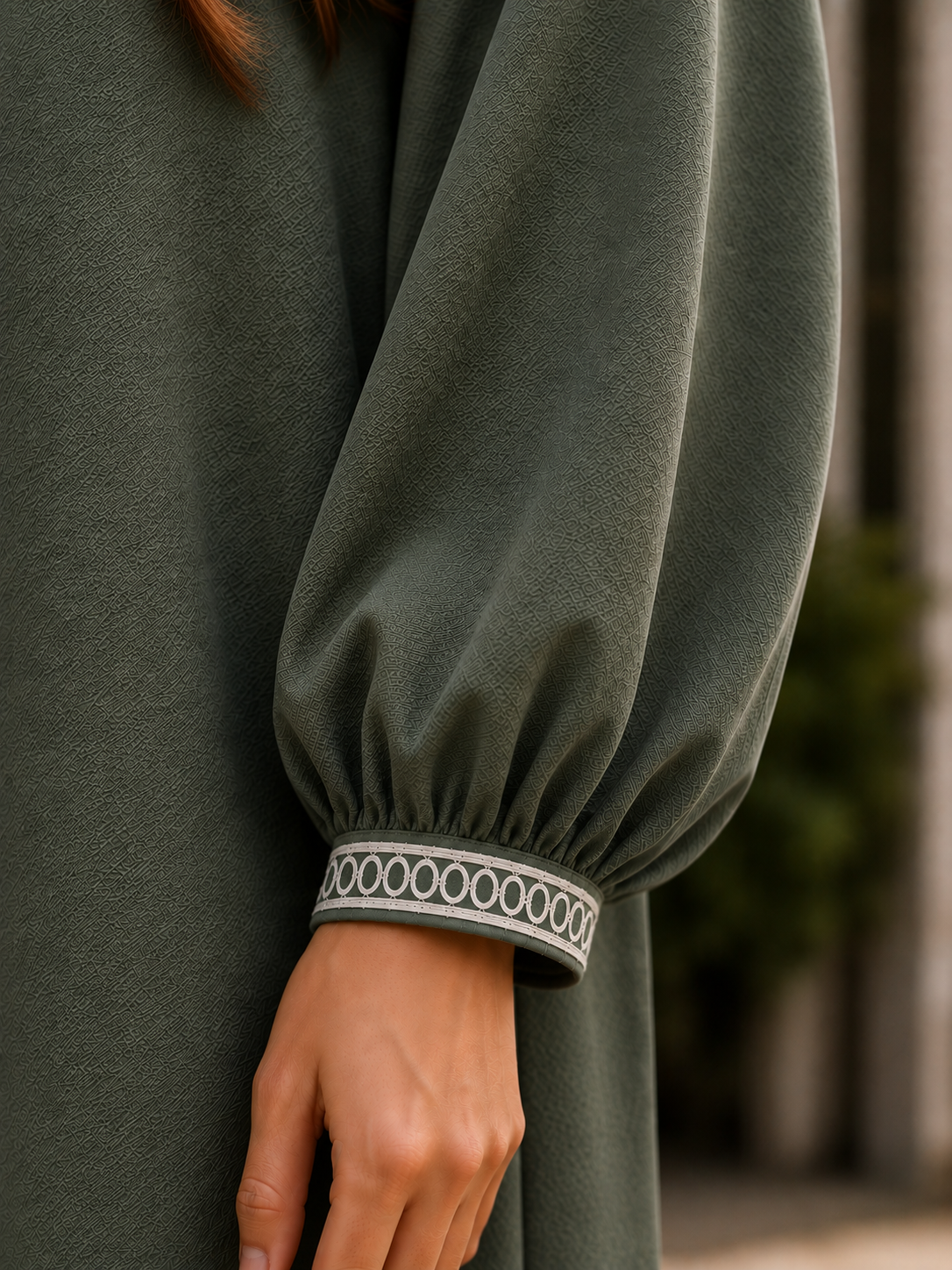 Deep Olive Twill Co-Ord Set