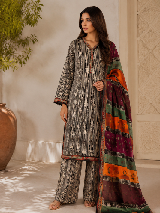 Printed Summer Lawn (3-Piece)