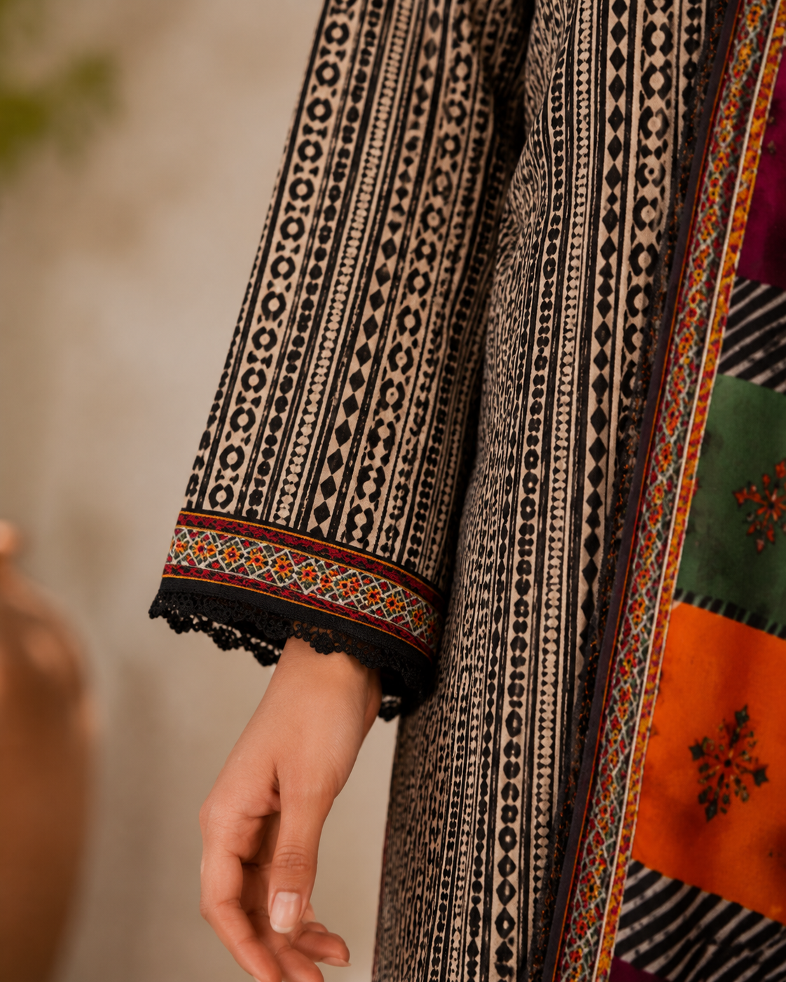 Printed Summer Lawn 3 Piece Suit