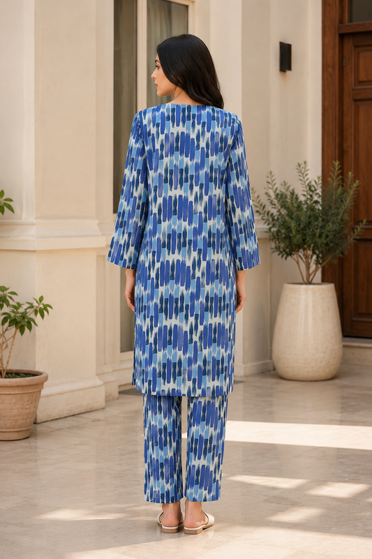 Printed Viscose Co-Ord Set
