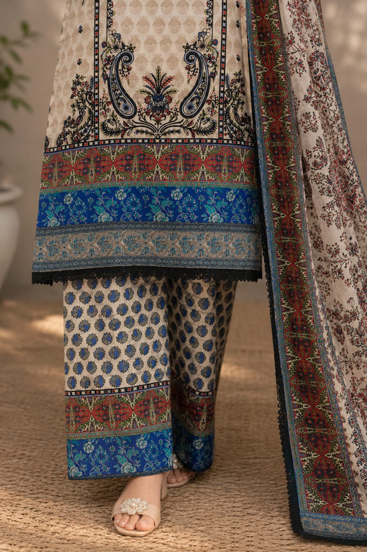 Heritage Printed Summer Lawn Suit