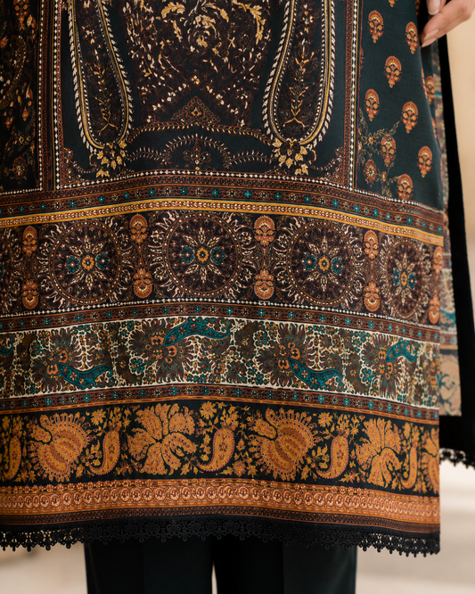 Embroidered Summer Cotton Suit