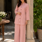 Pastel Pink Twill Co-Ord Set