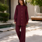 Burgundy Premium Twill Co-Ord Set
