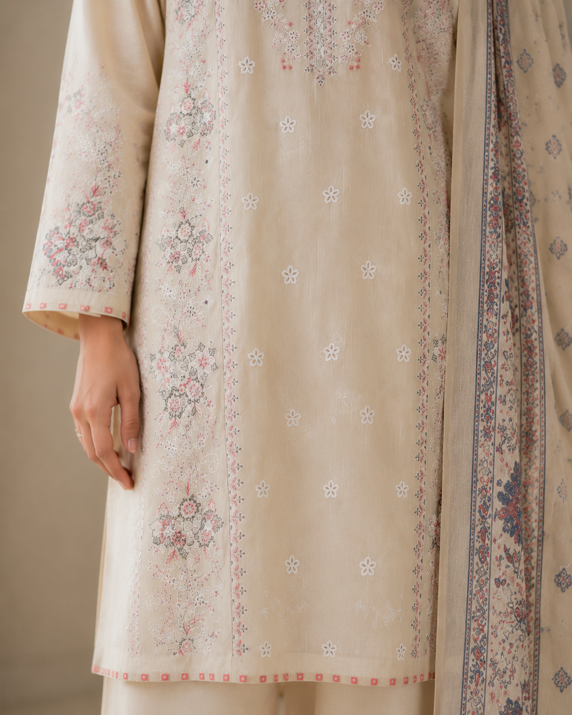 Cream Color Dress