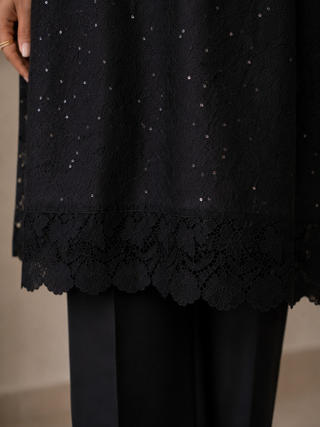 Embroidered 4 Season Cotton 2 Piece Suit