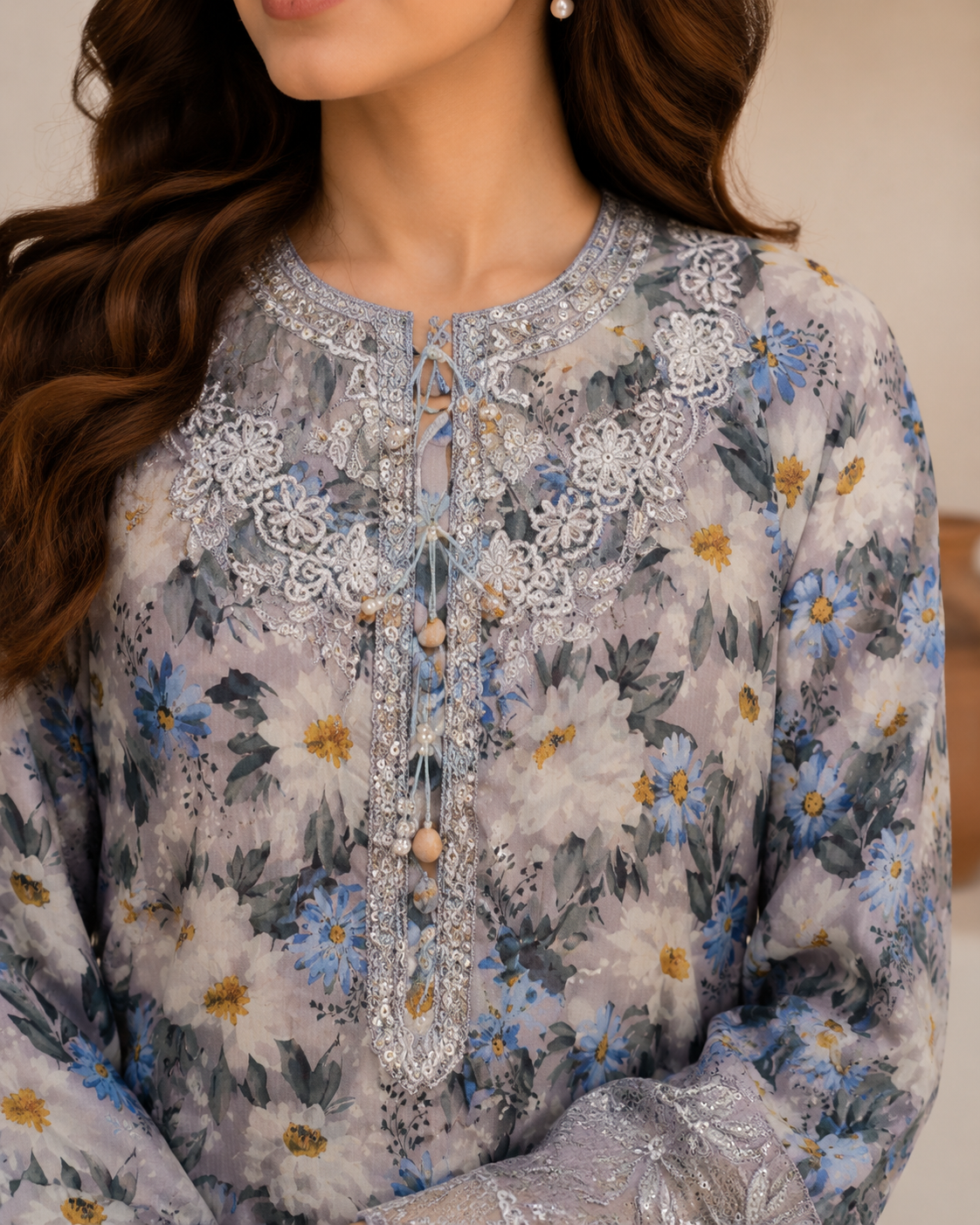 Floral Gray