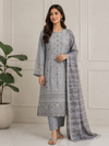 Embroidered Summer Cotton Lawn Suit (3-Piece)