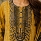 Mustard Grace Lawn Suit (3-Piece)