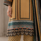 Mustard & Black Embroidered 3-Piece Suit