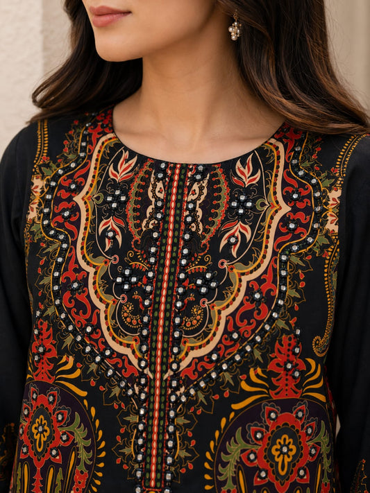 Embroidered Summer Cotton Lawn Suit
