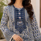 Royal Blue Printed Lawn Suit