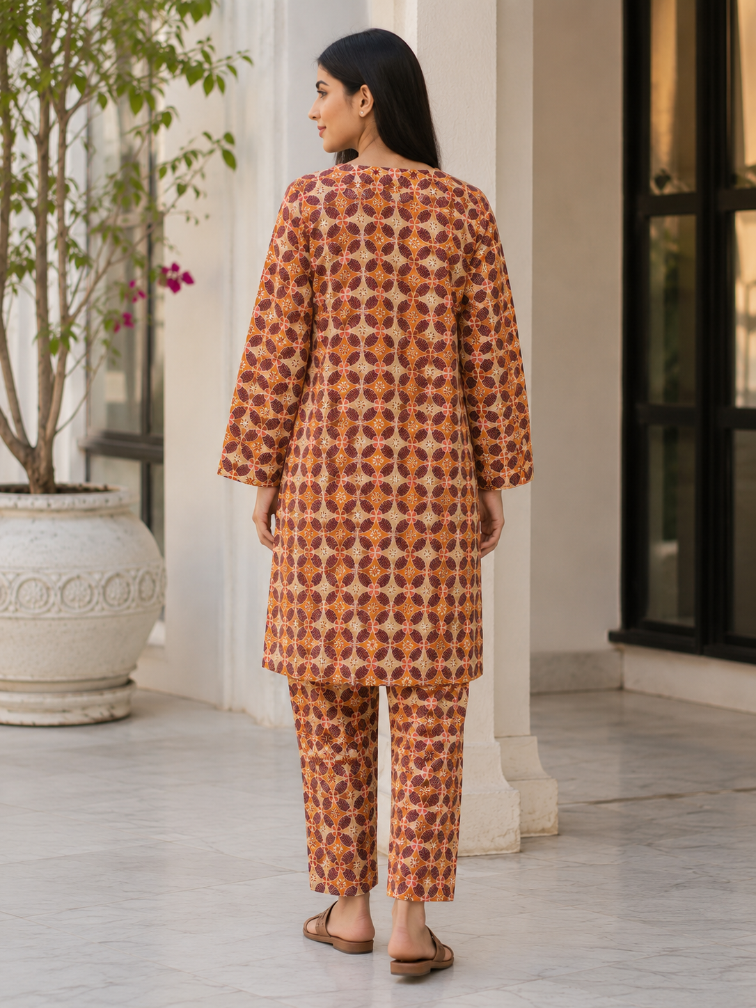 Printed Viscose Co-Ord Set