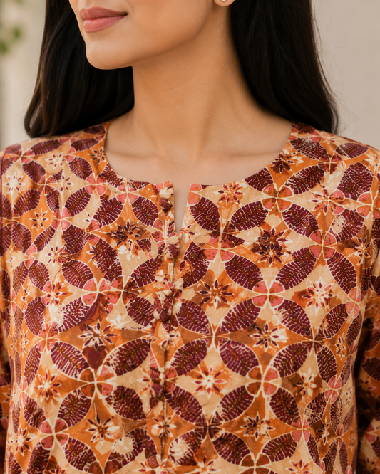 Printed Viscose Co-Ord Set