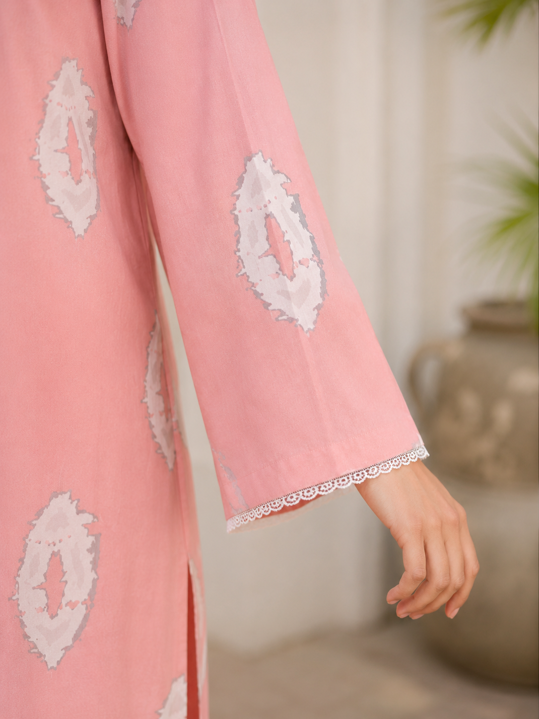 Printed Pink Summer Co-Ord Set