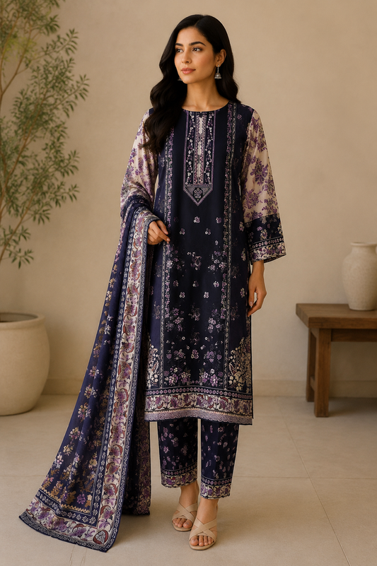 Purple Morjan Dress