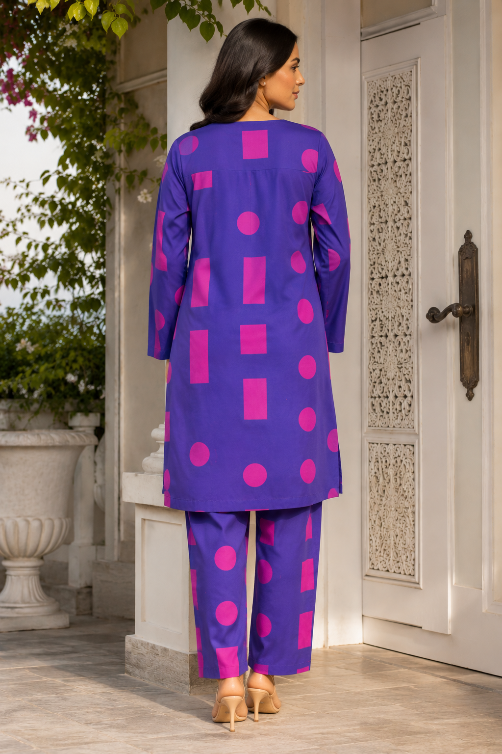 Printed Summer Lawn Cotton Co-Ord Set