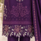 Embroidered Summer Cotton Lawn 3 Piece Suit – Royal Purple